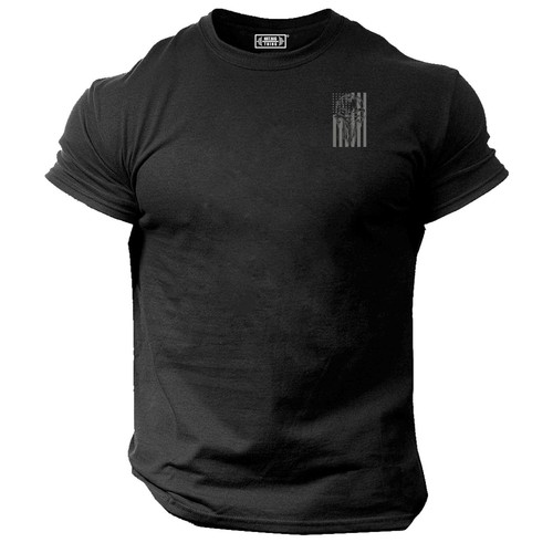 Flag skull shirt - shirt, pocket