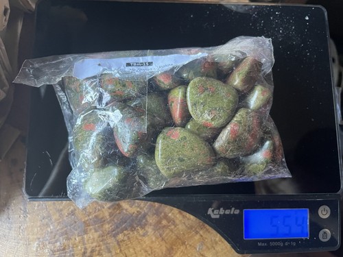 550g unakite polished large - 550g,