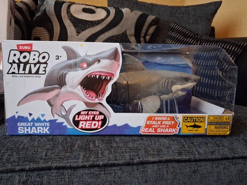 Robo alive great white shark - robo,