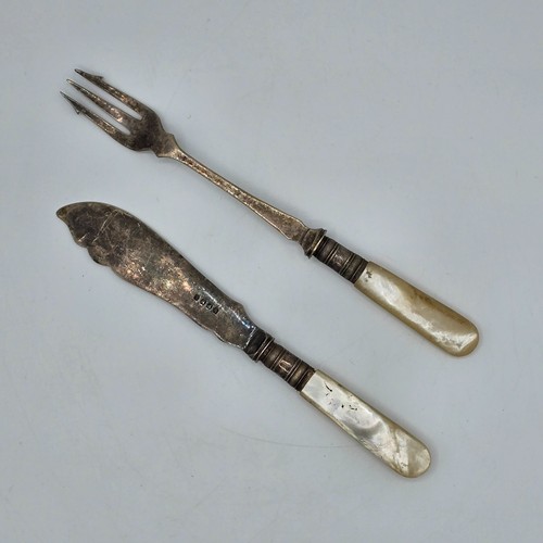 Antique epns pickle fork - antique, &