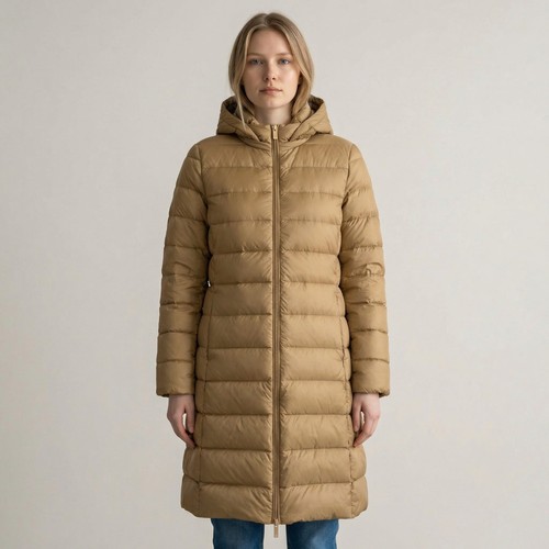 Feather down hooded - down,