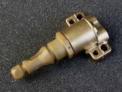 Brass raccord bracket - brass,