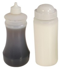 Plastic Salt Shaker & Vinegar Bottle Fish & Chip Shop Takeaway  Choose Qty
