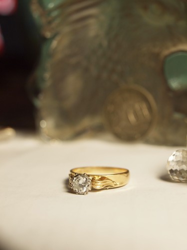 Vintage 18ct plat - plat, gold