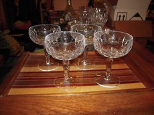 Waterford Kildare Saucer Champagne Crystal Glass - Old Gothic Watermark