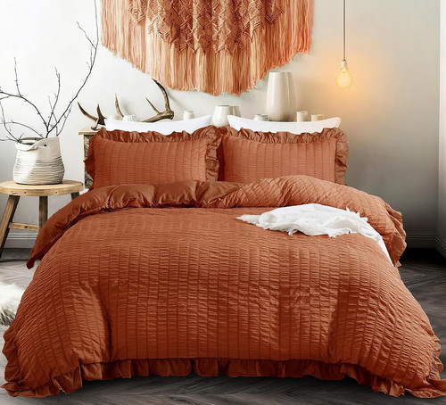Ruffle lace duvet cover sets - duvet,