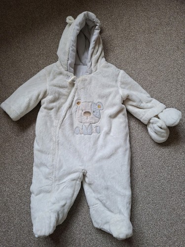 Mothercare pram suit cream - mothercare,