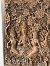 Antique Balinese Wooden High