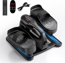 MOMODA Under Desk Elliptical Stepper Mini Exercise Bike for Senior 12 Adjustable