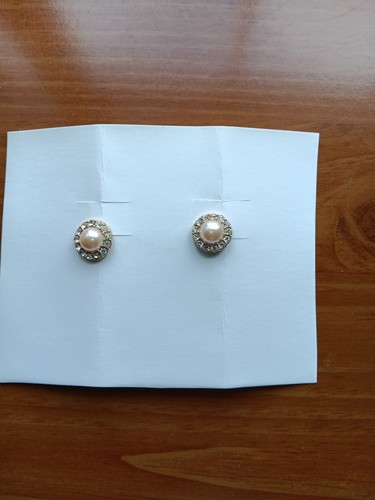 Faux pearl and - faux,