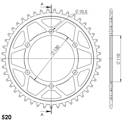Steel edge sprocket supersprox - edge,