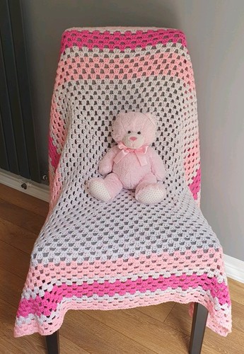 Hand crochet baby shawl - crochet,