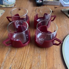 Set of 4 Vintage Pyrex Glass