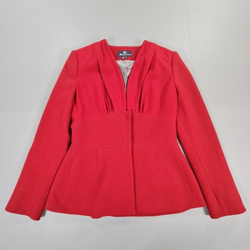 Aquascutum womens blazer - womens, red
