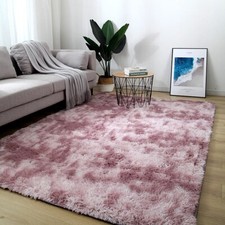 Fluffy Rugs Anti-Slip Large Shaggy Rug Super Soft Mat Living Room Bedroom Carpet