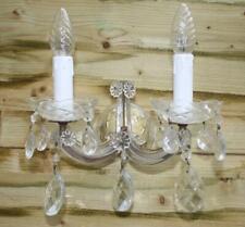 A VINTAGE FRENCH  MARIE THERESE  WALL LIGHT GLASS CLAD SCONCE  (JN23a)