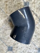 PVC Pressure Pipe Elbow Bend 4" 45 degree UPVC For Koi Pond Solvent Weld