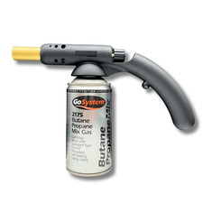 Auto Start Blow Torch with Gosystem 2175 Butane Propane Mix Gas Cartridge