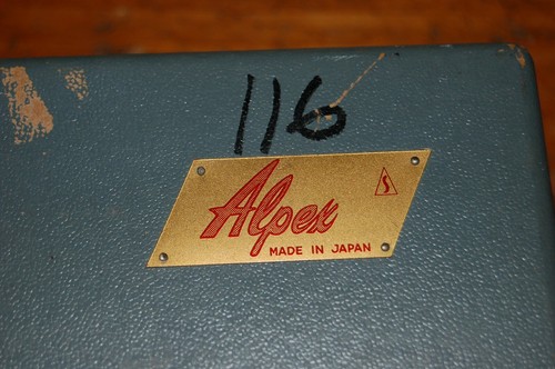 Slide projector vintage - slide, alpex