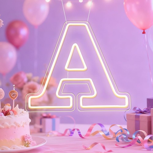 Light letters led - light, up