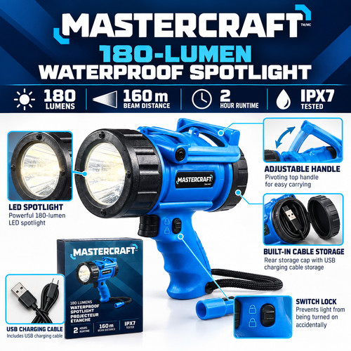 Mastercraft rechargeable - mastercraft,