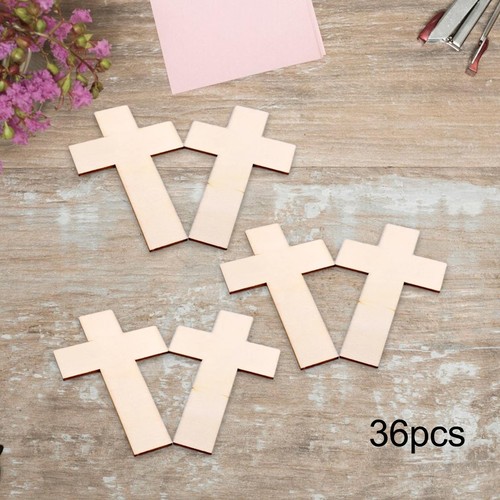 36pcs wooden crosses crafts - 36pcs,