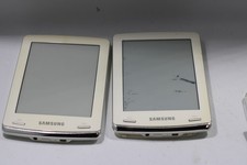 x2 Vintage SAMSUNG E60 readers.  NO BATTERIES OR STYLUS ONE CRACKED