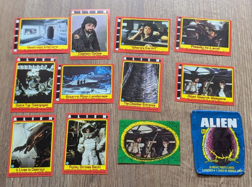 Topps alien movie trading - alien,