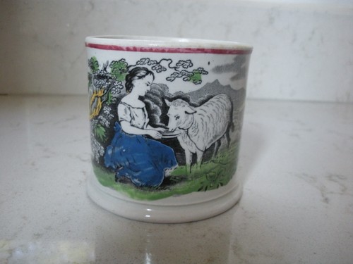 Antique staffordshire child - antique,