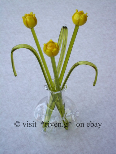 Tulips grass vase unique - tulips, 3@grass