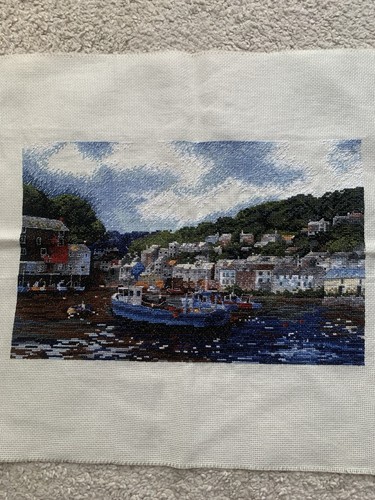 Completed hand stitched - completed, hand-stitched