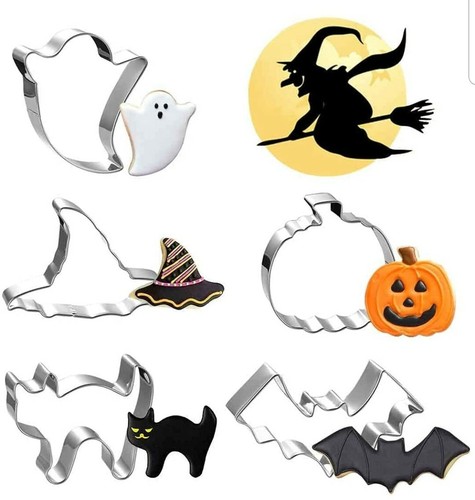 Pcs halloween cookie cutters - 5,