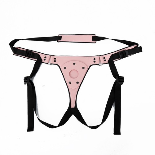 Pink adjustable strapon - adjustable,