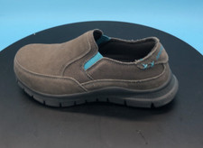HYTEST F2413-18 Safety shoes Slipon Memory Foam size 8w Grey Suede