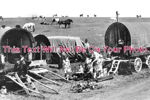 986 appleby horse fair - cu,