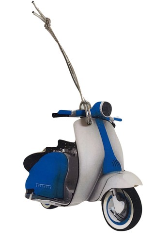 Blue lambretta christmas tree - lambretta,