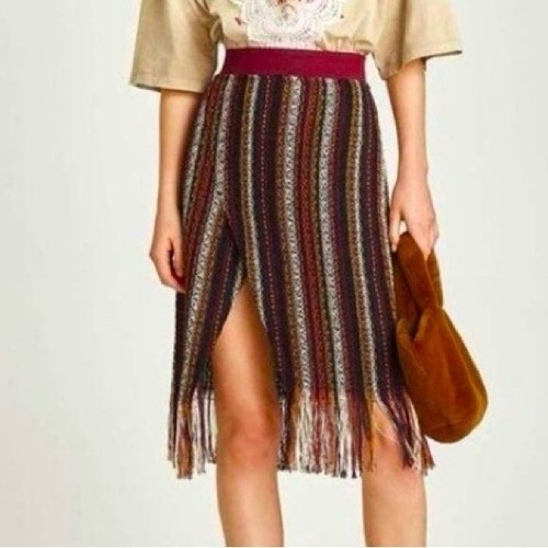 Zara woven striped multicolor - woven,