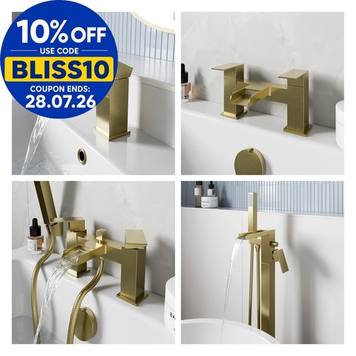 Waterfall bathroom taps - waterfall,