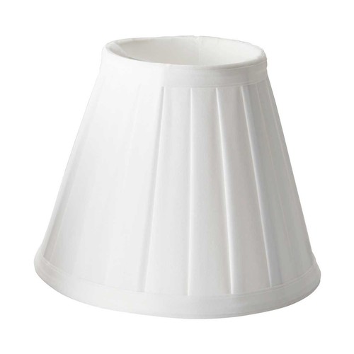 Clip lamp shade white - on,