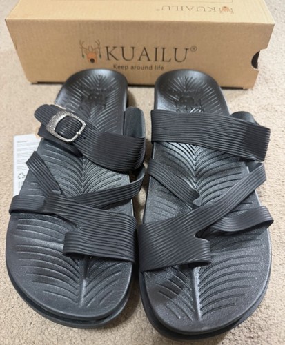 Kuailu womens slides sandals - kuailu,