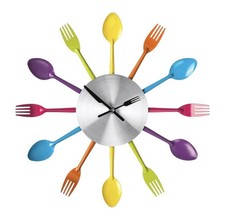 Multi-Coloured Cutlery Wall