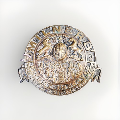 Antique milners brass safe - brass,