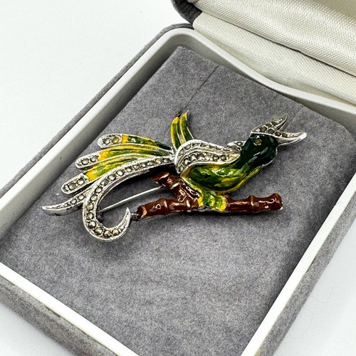 Vintage hollywood green enamel - vintage,