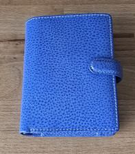 RARE! FILOFAX MINI FINSBURY VISTA BLUE RING ORGANISER - EXCELLENT CONDITION!