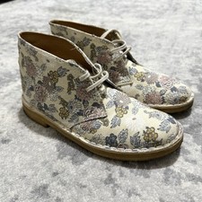 Womens Clarks Originals Desert Boots Liberty Art Fabric Floral Size UK 5.5