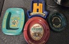 Vintage Pub Ashtrays X4