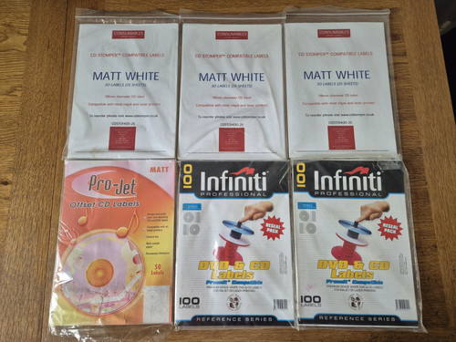 Dvd printer labels bundle - printer,