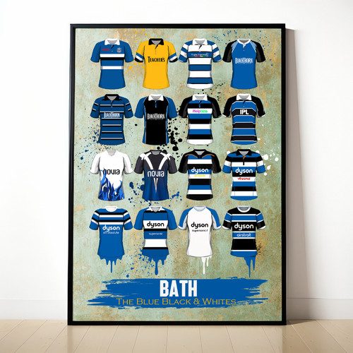 Bath rugby framed - bath,
