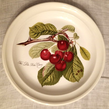 Portmeirion Pomona The Late Duke Cherry 9 cm Plate White Border
