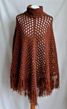 Handmade Brown Roll Neck
